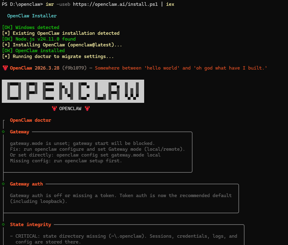 为了不被淘汰，我迈出了第一步，在本地安装OpenClaw（小龙虾） 双模型（Copilot + 智谱）